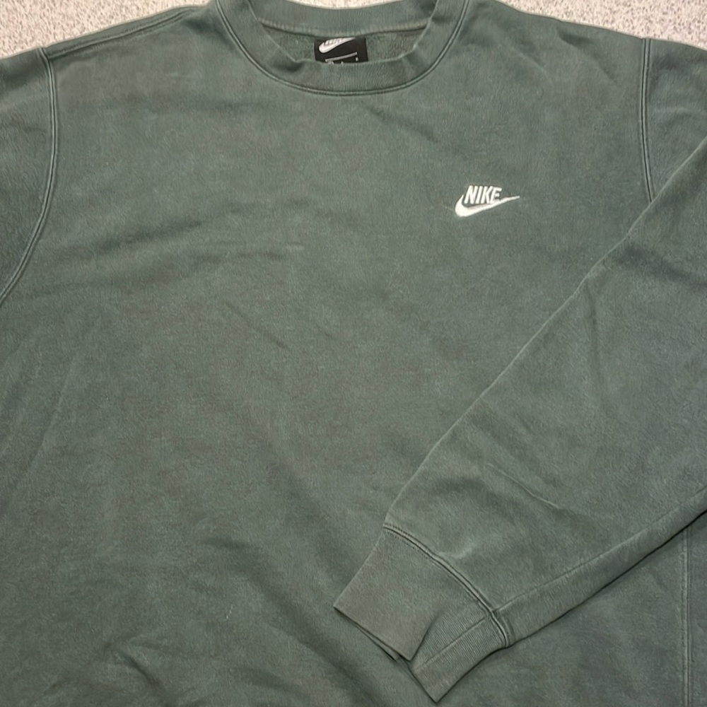 Green Nike Crew Neck